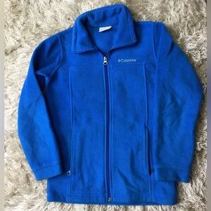 COLUMBIA Girls size MEDIUM 10/12 BENTON SPRINGS FLEECE JACKET